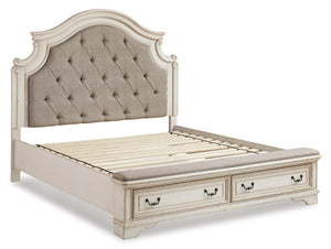 Realyn California King Upholstered Bed W/ Drawers