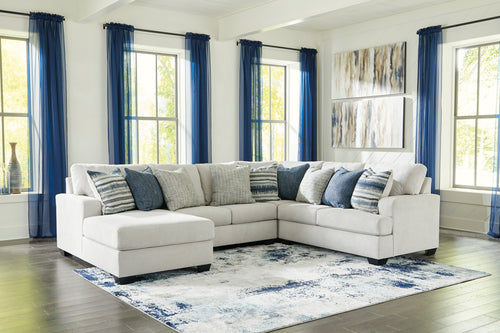 Lowder 4-Piece Sectional with Left Arm Chaise