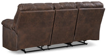 Load image into Gallery viewer, Derwin Reclining Sofa with Drop Down Table