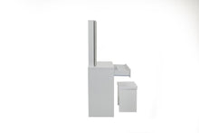 Load image into Gallery viewer, 2-piece Vanity Set with Lift-Top Stool White
