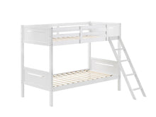 Load image into Gallery viewer, Littleton Twin/Twin Bunk Bed White