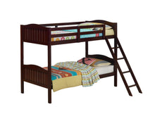 Load image into Gallery viewer, Littleton Twin/Twin Bunk Bed with Ladder Espresso