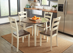 Woodanville Dining Drop Leaf Table & Woodanville Dining Chairs 5pc