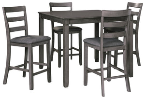 Bridson Counter Height Dining Table and Bar Stools (Set of 5)