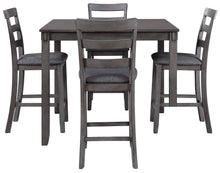 Load image into Gallery viewer, Bridson Counter Height Dining Table and Bar Stools (Set of 5)