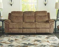 RECLINING SOFA WITH DROP DOWN TABLE