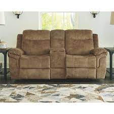GLIDER RECLINER LOVESEAT WITH CONSOLE