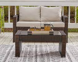 LOVESEAT WITH TABLE 2PC SET