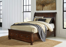 Load image into Gallery viewer, Porter Queen Sleigh Bed