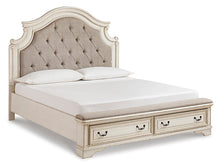 Load image into Gallery viewer, Realyn California King Upholstered Bed W/ Drawers