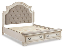 Load image into Gallery viewer, Realyn California King Upholstered Bed W/ Drawers