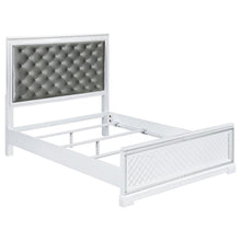 Load image into Gallery viewer, Eleanor Upholstered Tufted Bed White Queen Size
