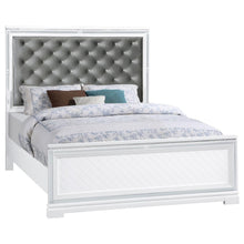 Load image into Gallery viewer, Eleanor Upholstered Tufted Bed White Queen Size