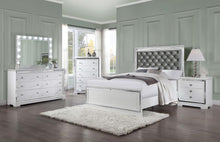 Load image into Gallery viewer, Eleanor Upholstered Tufted Bed White Queen Size