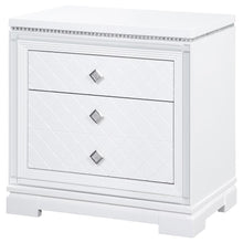 Load image into Gallery viewer, Eleanor Rectangular 2-drawer Nightstand White