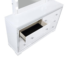 Load image into Gallery viewer, Eleanor White Rectangular Mirror with Light
