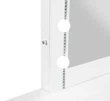 Load image into Gallery viewer, Eleanor White Rectangular Mirror with Light