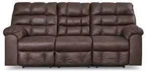 Derwin Reclining Sofa with Drop Down Table