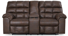 Load image into Gallery viewer, Derwin Reclining Loveseat with Console