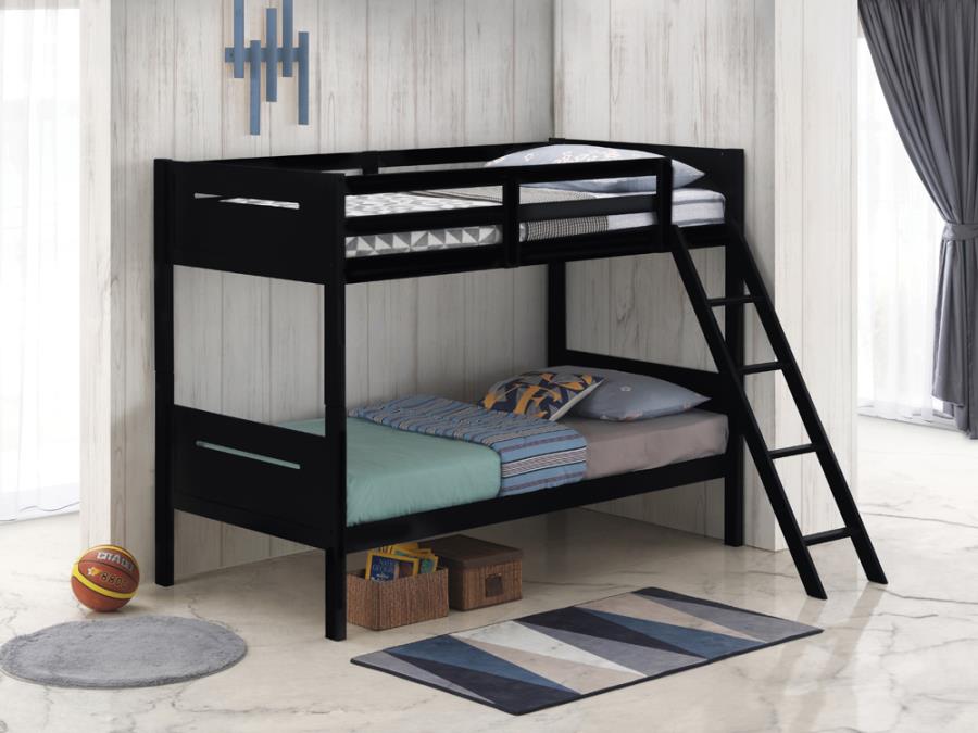 Littleton Twin/Twin Bunk Bed Black