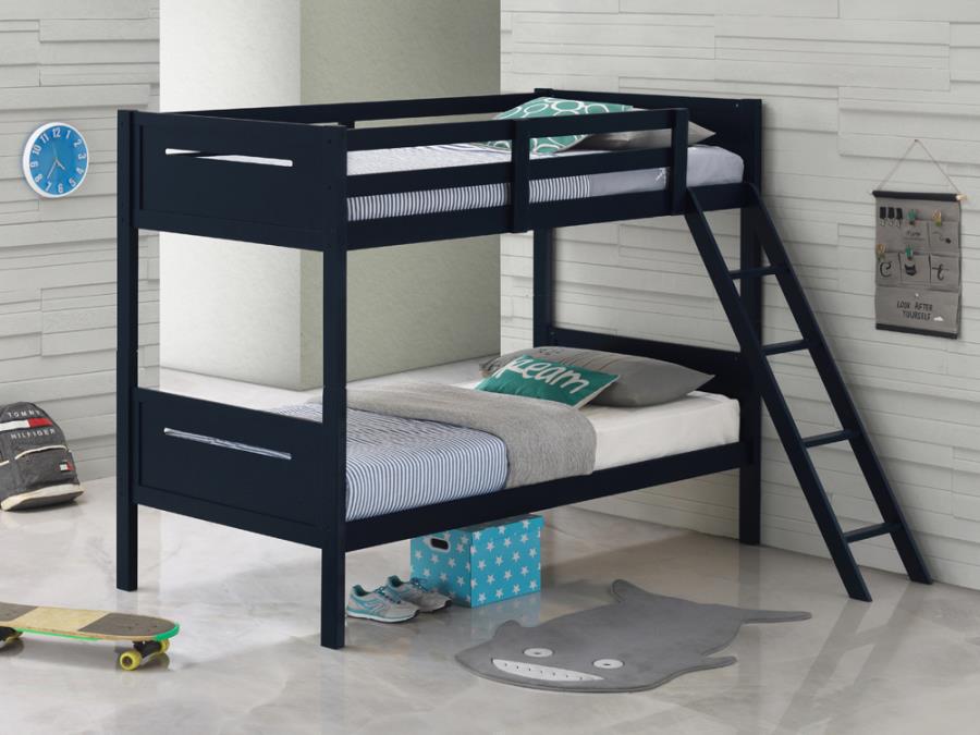 Littleton Twin/Twin Bunk Bed Blue