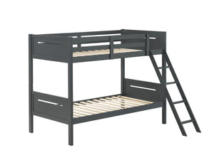 Littleton Twin/Twin Bunk Bed Grey