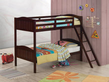 Load image into Gallery viewer, Littleton Twin/Twin Bunk Bed with Ladder Espresso