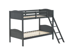 Load image into Gallery viewer, Littleton Twin/Twin Bunk Bed with Ladder Grey