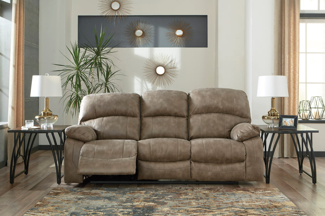 Dunwell Power Reclining Sofa DRIFTWOOD