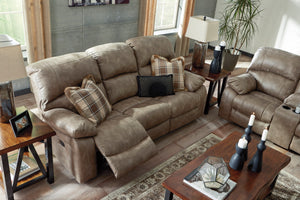 Dunwell Power Reclining Sofa DRIFTWOOD