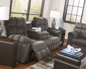 Acieona Reclining Sofa with Drop Down Table