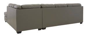 Donlen 2-Piece Sectional with Chaise Gray