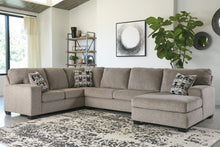 Load image into Gallery viewer, Ballinasloe 3-Piece Sectional with Right Arm Chaise Platinum