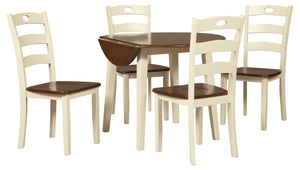 Woodanville Dining Drop Leaf Table & Woodanville Dining Chairs 5pc