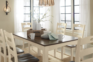 Woodanville Dining Table and Chairs (Set of 7)