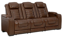 Load image into Gallery viewer, BACKTRACK RECLINING SOFA WITH ADJUSTABLE HEADREST CHOCLATE