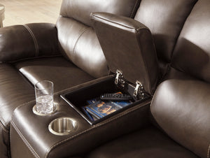 Ricmen Power Reclining Loveseat with Console