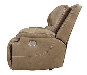 Ricmen Power Reclining Loveseat with Console PUTTY