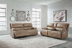 Ricmen Power Reclining Sofa Putty