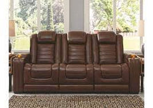 Load image into Gallery viewer, BACKTRACK RECLINING SOFA WITH ADJUSTABLE HEADREST CHOCLATE